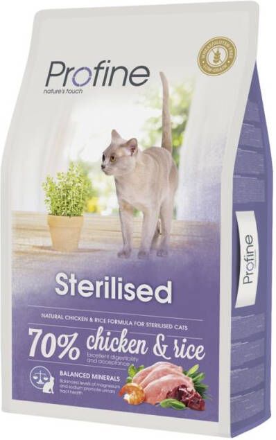 Profine Sterilised Kattenvoer Kip Rijst 10 kg