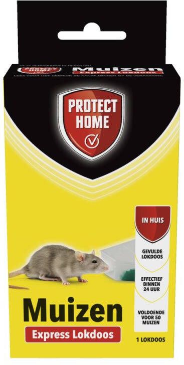 Protect Home Express Lokdoos Muizen 1 Stuk Muis Bestrijden Effectief Binnen 24 Uur Goed voor 50 Muizen - Foto 4
