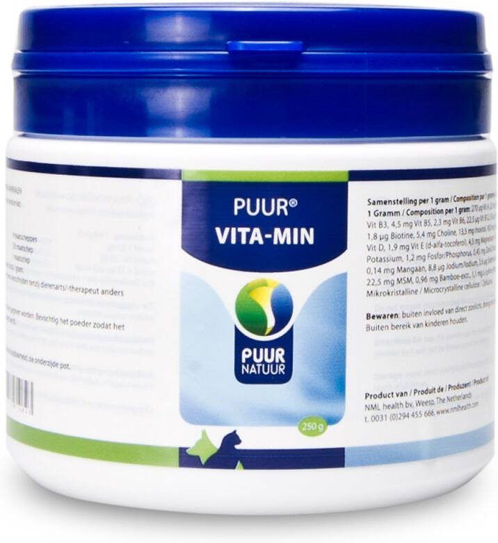 Puur Vita-Min Voedingssupplement 250 gram