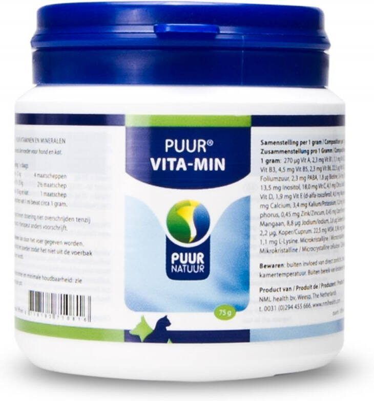 Puur Vita-Min Voedingssupplement 75 gram