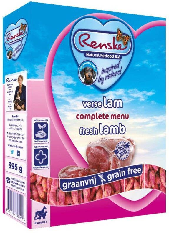 Renske Graanvrij Hondenvoer Lam 395 gram