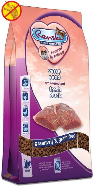Renske Premium Adult Kattenvoer Eend 6 kg