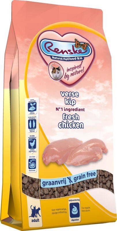 Renske Premium Adult Kattenvoer Kip 6 kg