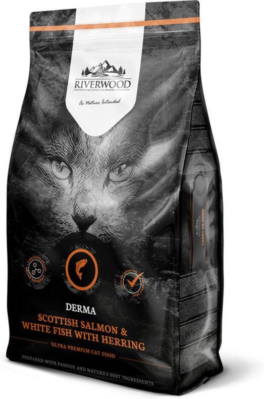 Riverwood Derma Kattenvoer Zalm 6 kg