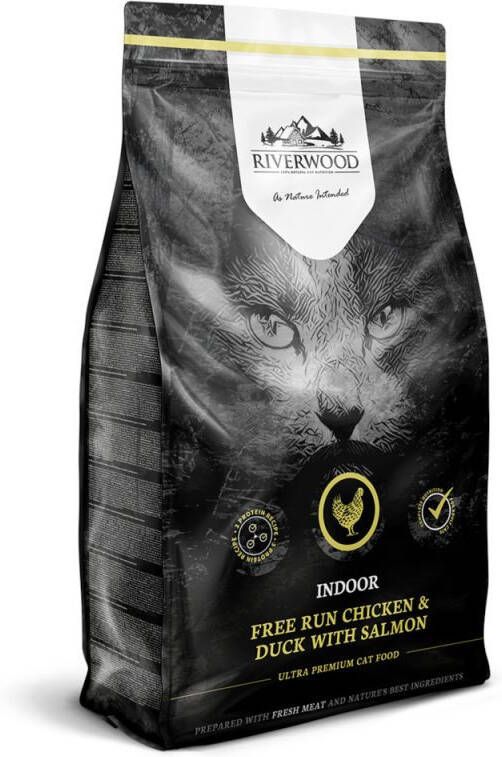 Riverwood Indoor Kattenvoer Kip Eend 2 kg