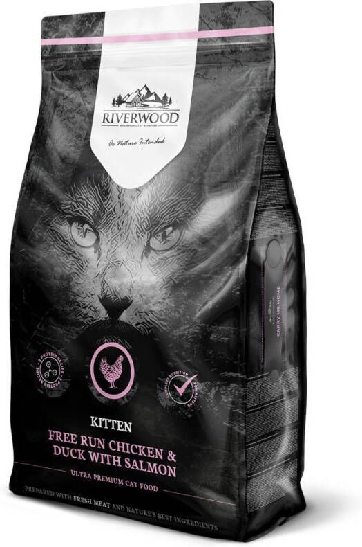 Riverwood Kitten Kattenvoer Kip Eend 6 kg