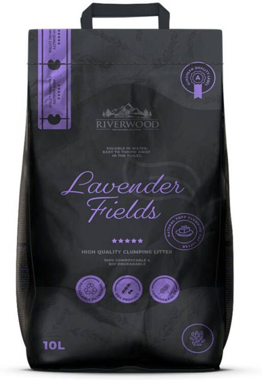 Riverwood Lavender Fields Kattenbakvulling Fijn 4 5 kg