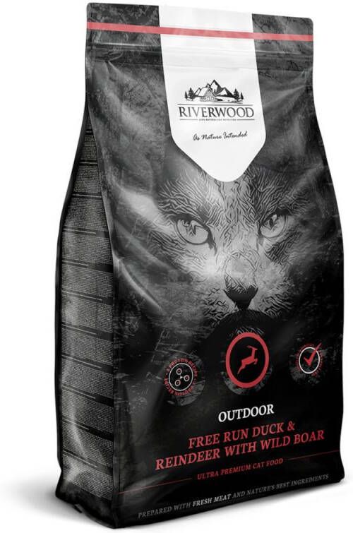 Riverwood Outdoor Kattenvoer Eend 2 kg