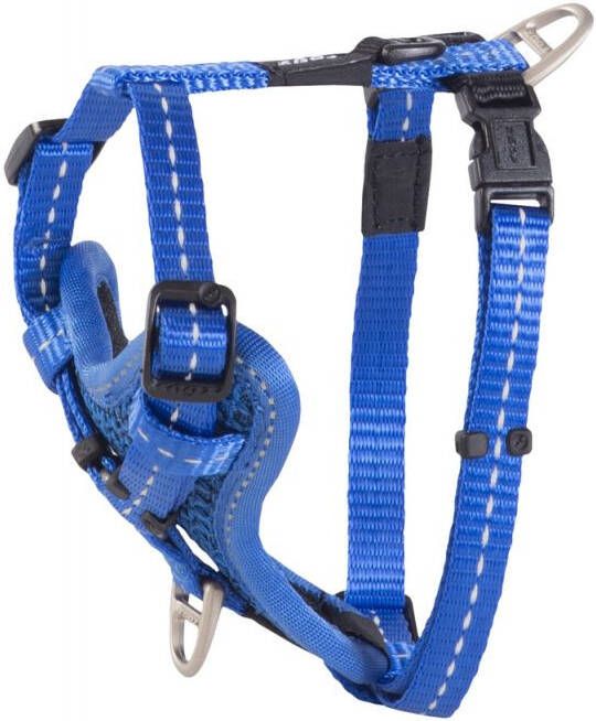 Rogz Utility Control Hondentuig Blauw Nylon Small