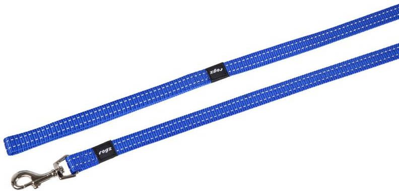 Rogz Utility Hondenriem Blauw Nylon Medium 180 cm