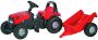 Rolly Toys traptractor met aanhanger RollyKid Case 1170 CVX - Thumbnail 2