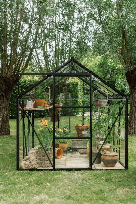 Royal Well Kate III Full Options Tuinkas Zwart Veiligheidsglas