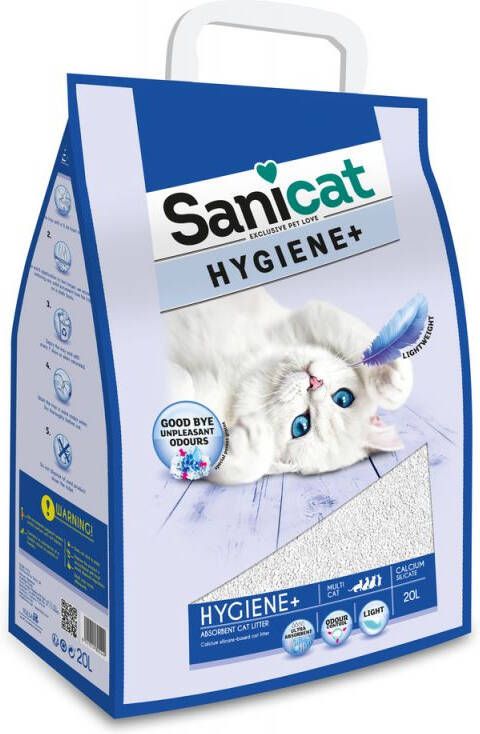 Sanicat Hygiene+ Kattenbakvulling 20 L