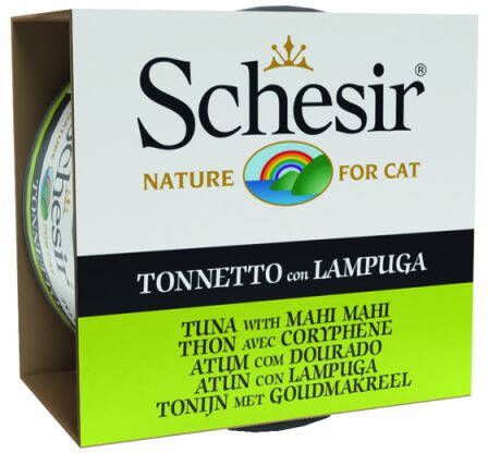 Schesir Gelatine Kattenvoer Tonijn 85 gram