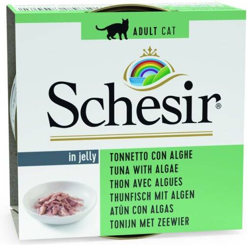 Schesir in Gelei Kattenvoer Tonijn 85 gram