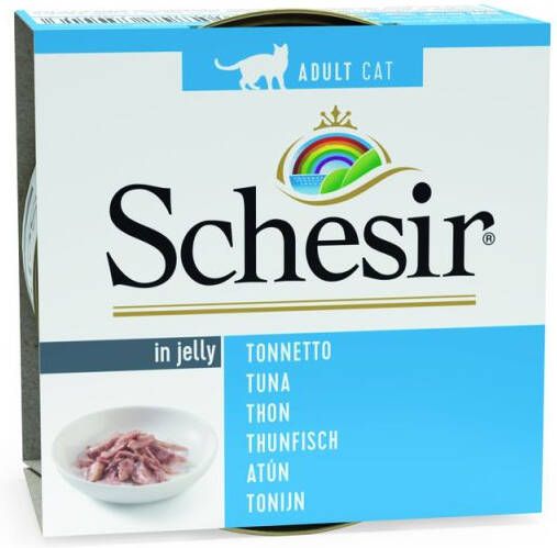 Schesir in Gelei Kattenvoer Tonijn 85 gram