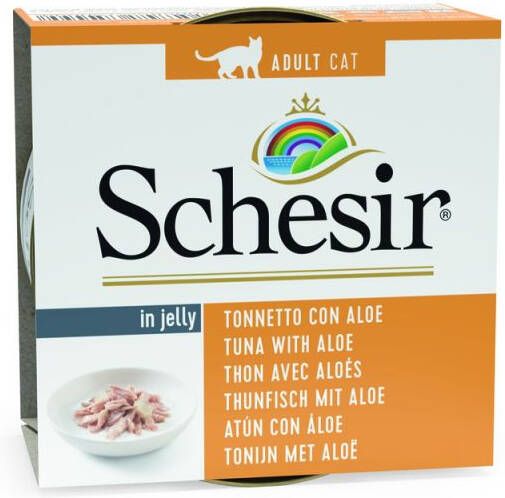 Schesir in Gelei Kattenvoer Tonijn 85 gram