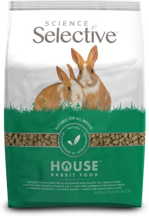 Science Selective House Konijnenvoer 1 5 kg