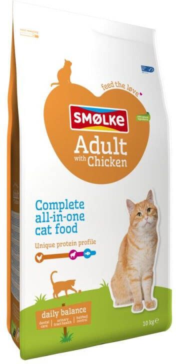 Smolke Adult Kattenvoer Kip 10 kg