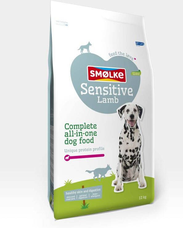 Smolke Sensitive Hondenvoer Lam 12 kg