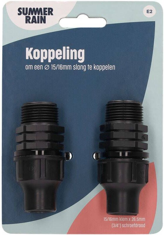 SummerRain Slangkoppeling 16 mm