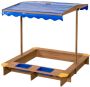 SwingKing Houten Zandbak met Waterbakken en Afdekzeil - Thumbnail 2