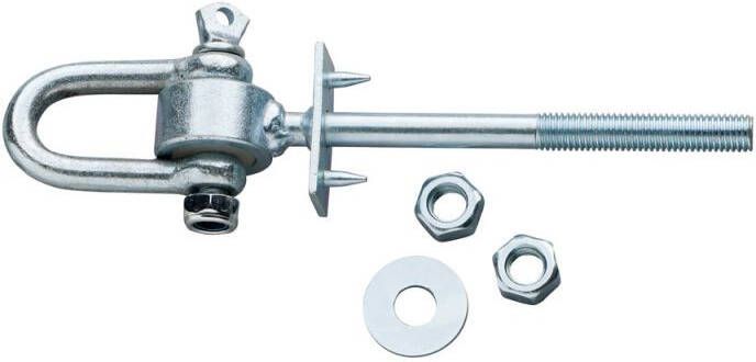 SwingKing Swing King Schommelhaak Met Harpsluiting M12 X 135 Mm Verzinkt Zilver