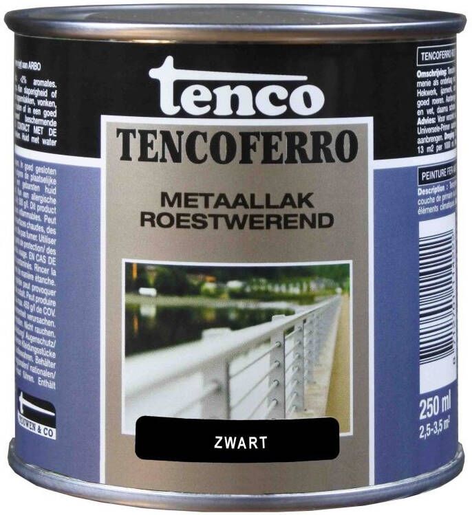 Tenco Ferro Verf 407 Zwart 250 ml