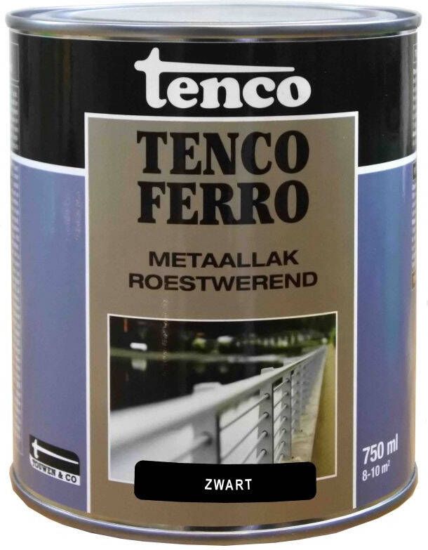 Tenco Ferro Verf 407 Zwart 750 ml