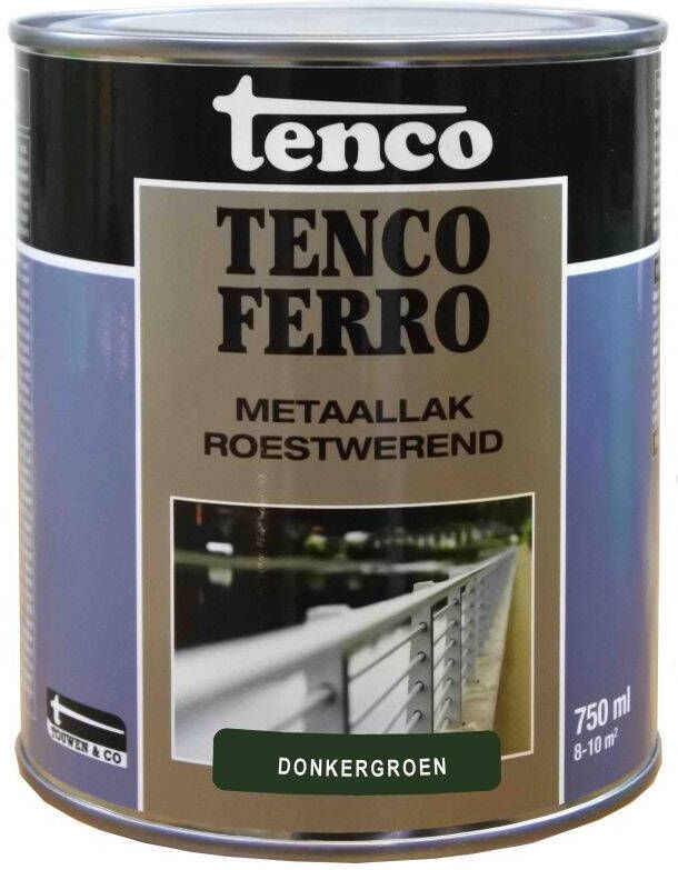 Tenco Ferro Verf 408 Donkergroen 750 ml