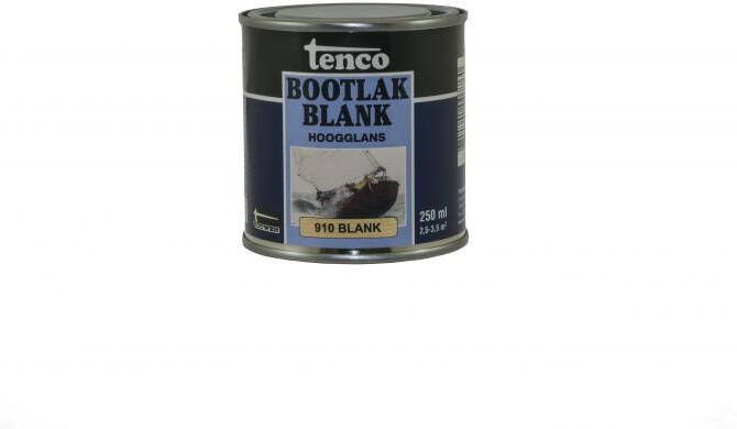 Tenco Bootlak Hoogglans Blank 910 0 25l