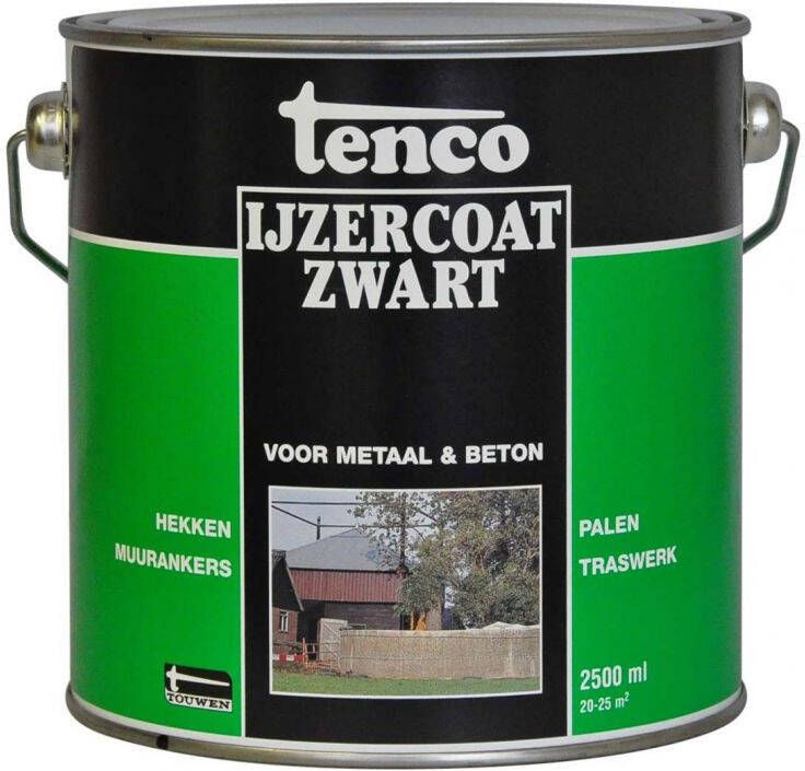 Tenco IJzercoat Zwart Coating Zwart 2 5 L