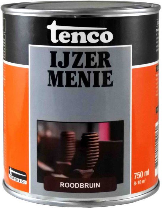 Tenco IJzermenie Verf Roodbruin 750 ml