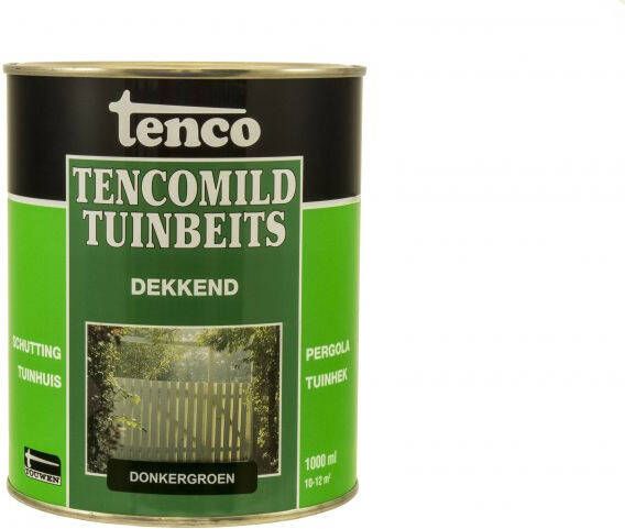 Tenco Mild Dekkend Beits Dekkend Donkergroen 1 L