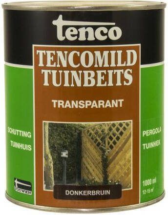 Tenco mild Tuinbeits Transparant Donkerbruin 1 L