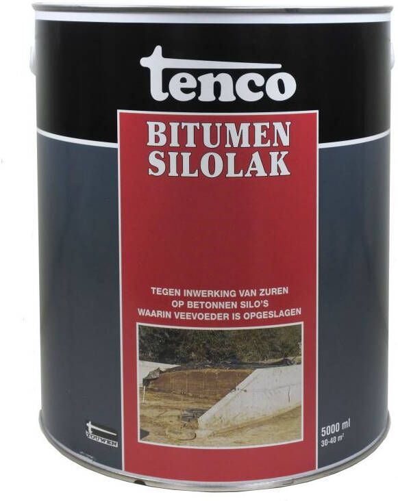 Tenco Silolak Coating Zwart 5 L