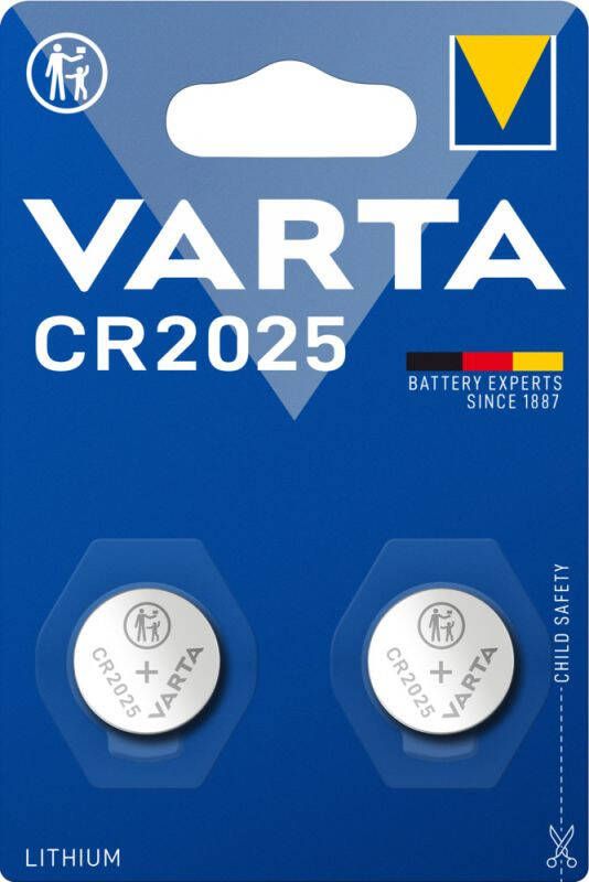 Varta CR2025 Batterij 2 stuks