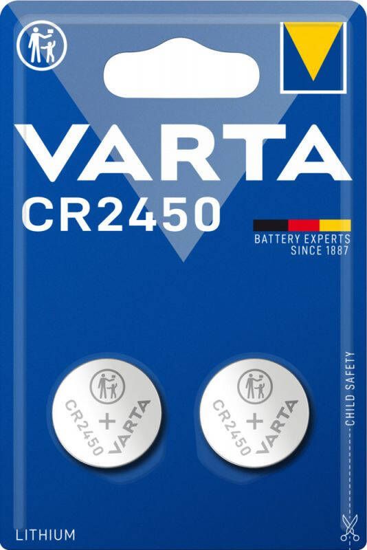 Varta Knoopcel CR2450 Batterij 2 stuks