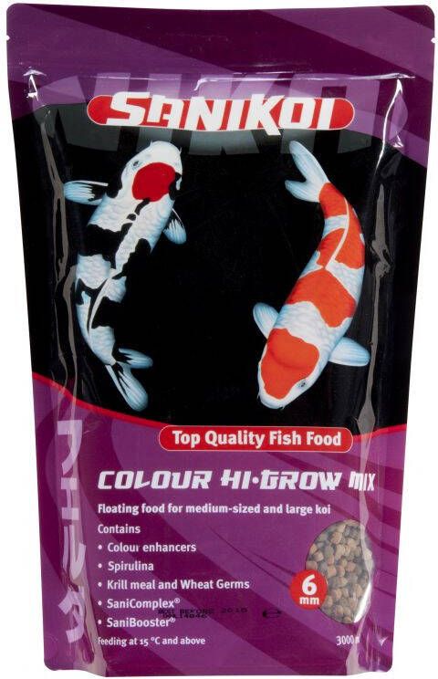 Velda Colour Hi-Grow Mix 6mm Vijvervissenvoer 3 L