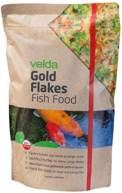 Velda Gold Flakes Vijvervissenvoer 3 L