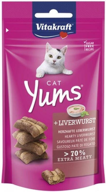 Vitakraft Cat Yums Kattensnacks Lever 40 gram