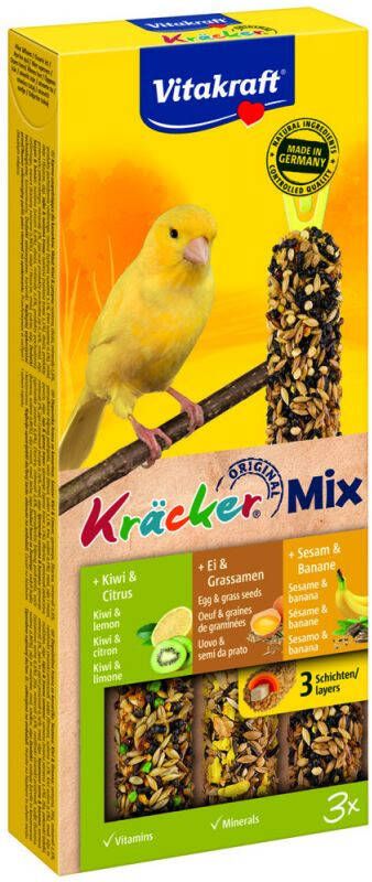 Vitakraft Combikracker 3 in 1 vogelsnacks Snacks 80 gram