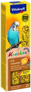 Vitakraft Eikracker 2 in 1 Parkiet vogelsnacks Snacks 60 gram