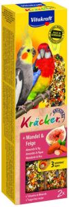 Vitakraft Fruitkracker 2 in 1 Valkparkiet vogelsnacks Snacks 180 gram