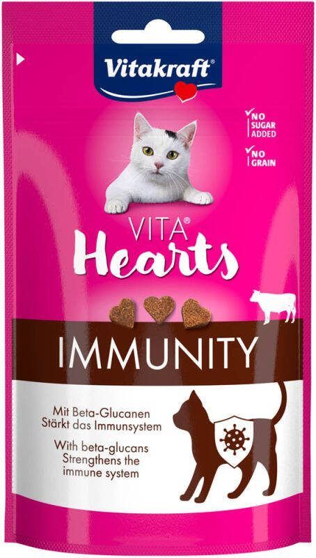 Vitakraft Vita Hearts Immuniteit Kattensnack Rund 40 gram