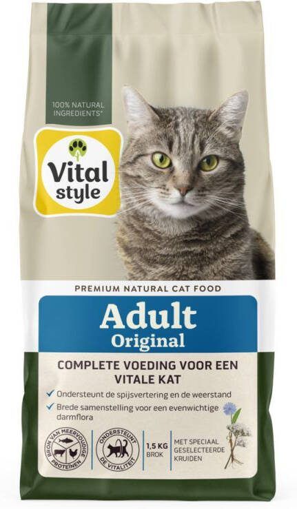 VITALstyle Adult Original Kattenvoer 1 5 kg