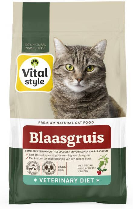VITALstyle Blaasgruis Kattenvoer 3 5 kg
