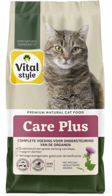 VITALstyle Care Plus Kattenvoer 10 kg