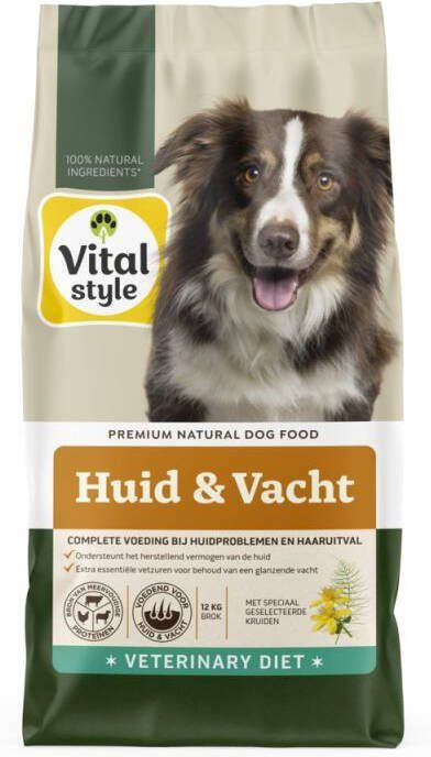 VITALstyle Huid & Vacht Hondenvoer 12 kg