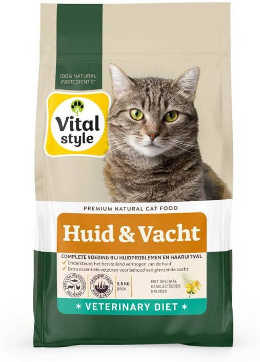 VITALstyle Huid & vacht Kattenvoer Gevogelte 3 5 kg